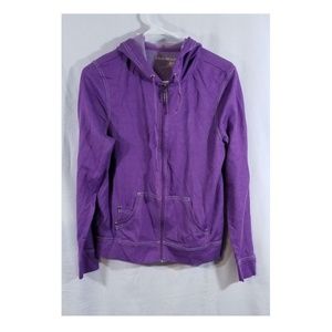 Bridle Women's Long Sleeve Zip Front Hoodie Sz L